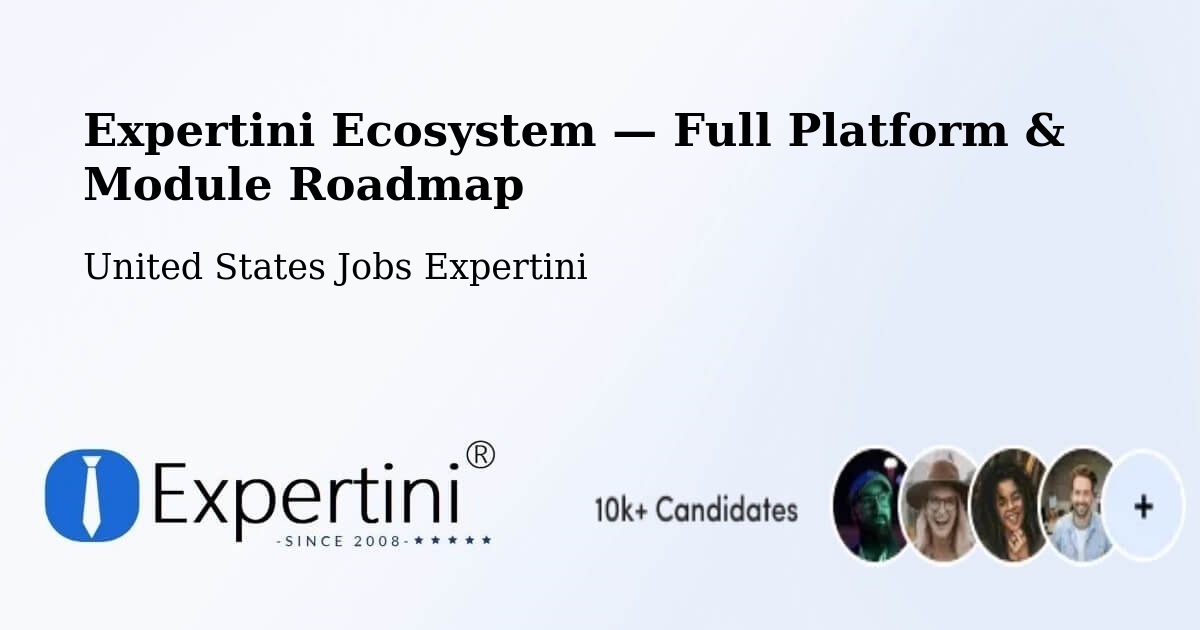 Expertini Ecosystem — Full Platform & Module Roadmap – Kearney